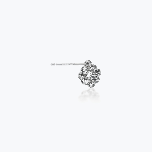 Platinum Born Meteorite Studs