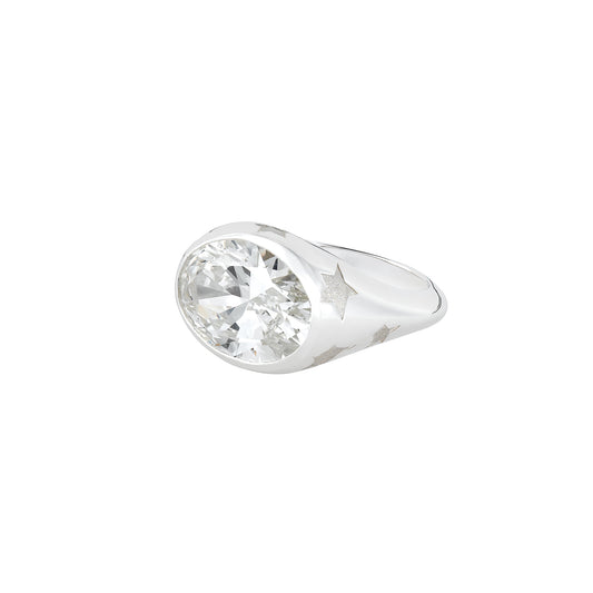 Angela Cummings Star Ring, 6.0 ct Lab-grown Diamond
