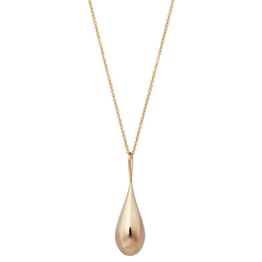 WaterDrop Large Pendant in 14k SMO Yellow Gold