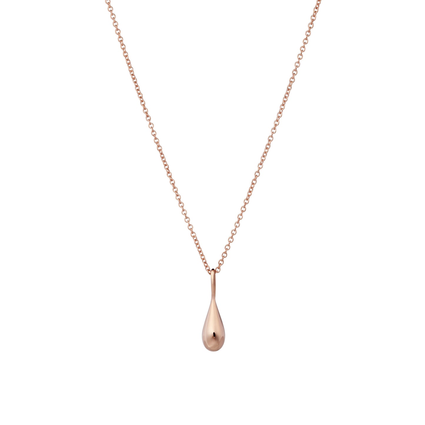 WaterDrop Small Pendant in 14k SMO Rose Gold