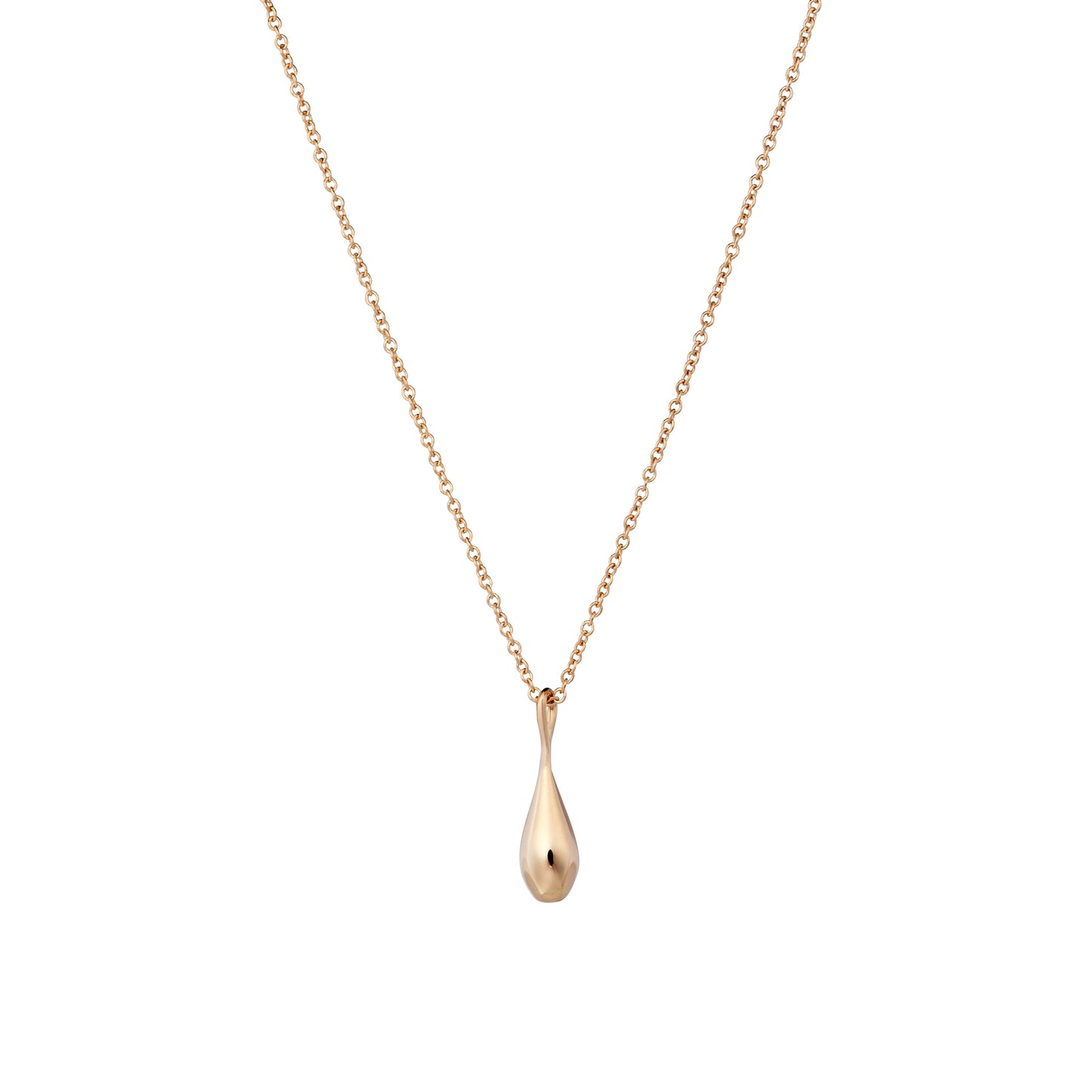 WaterDrop Small Pendant in 14k SMO Yellow Gold