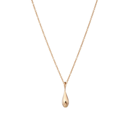 WaterDrop Small Pendant in 14k SMO Yellow Gold