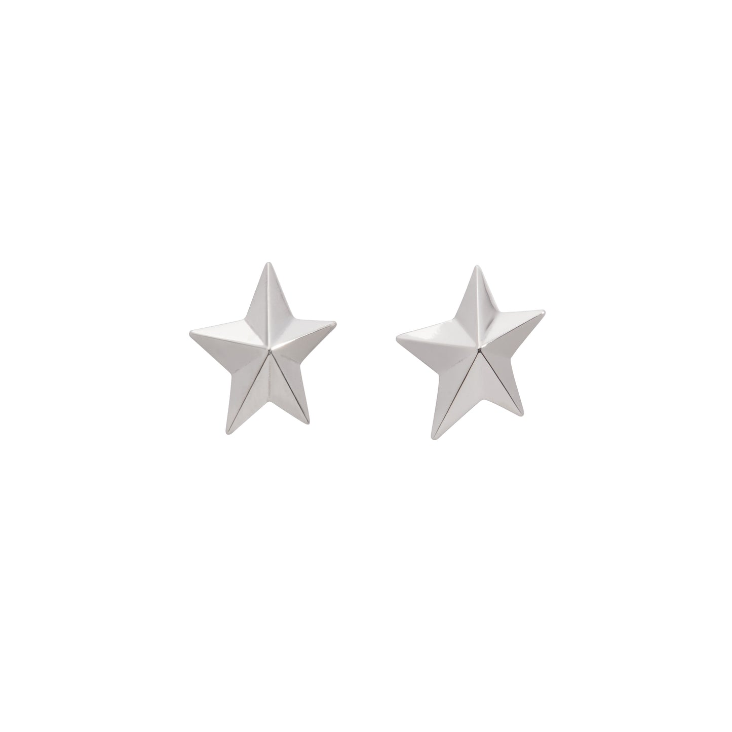 Angela Cummings Star Earrings in Sterling Silver, Small