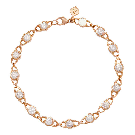 TreasureLock Diamond Bracelet in 18k Rose Gold 3.5 Carats