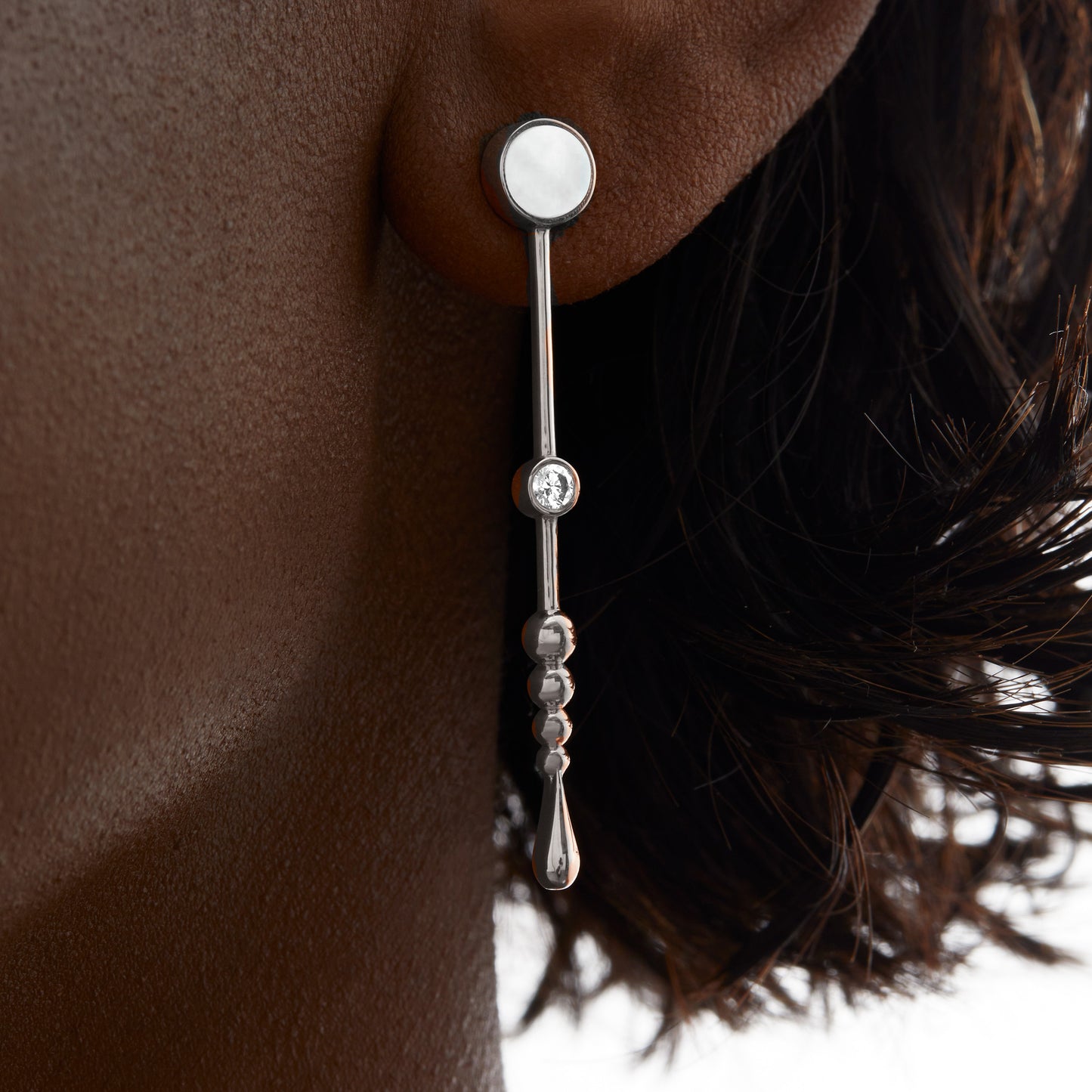 Loyalty Wand Earrings in Sterling Silver