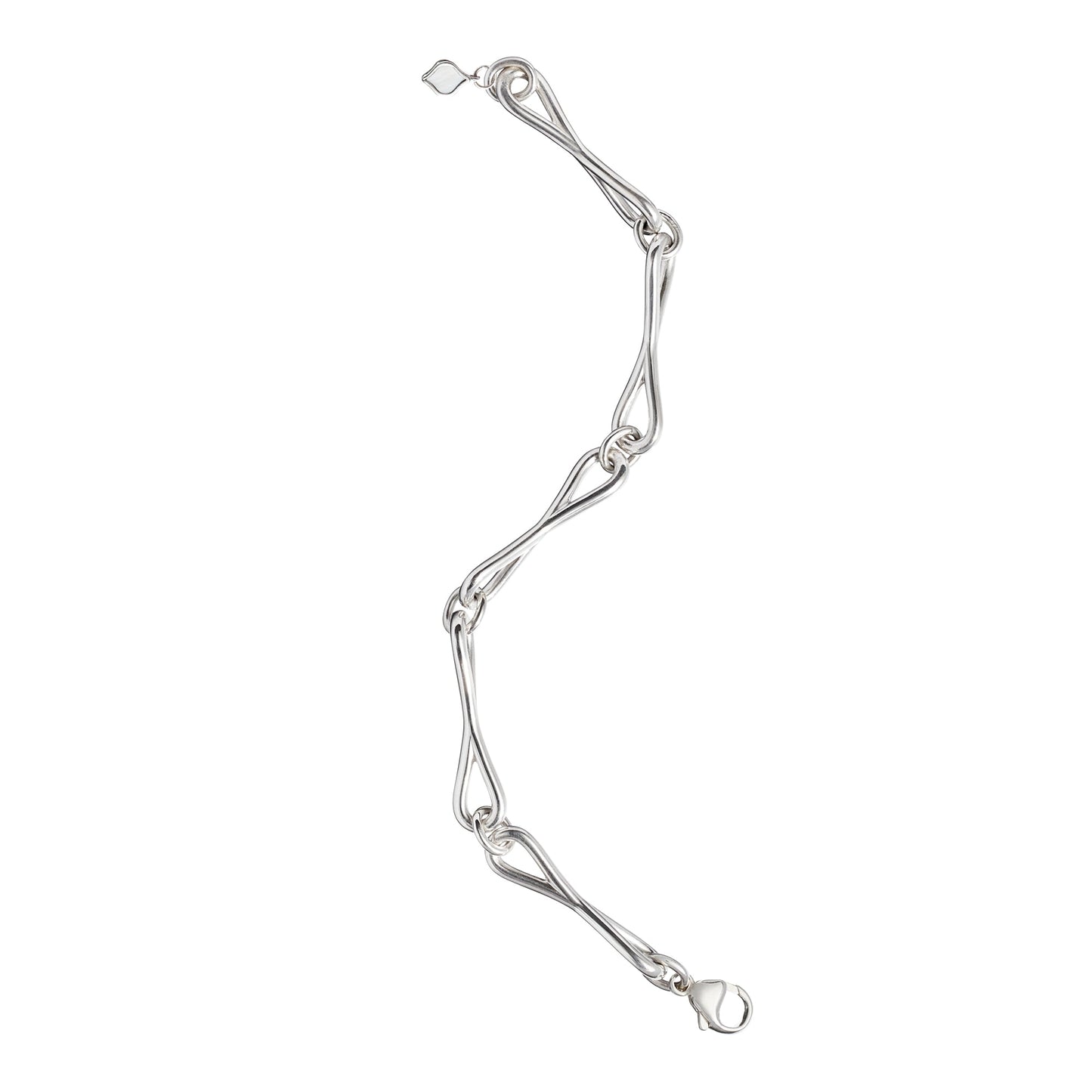 WaterDrop Medium Link Bracelet in Sterling Silver