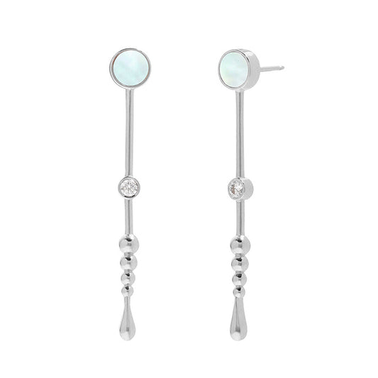 Loyalty Wand Earrings in Sterling Silver