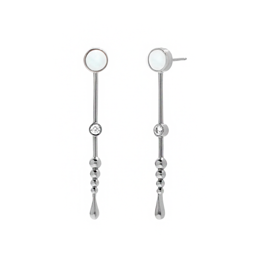 Loyalty Wand Earrings in Sterling Silver