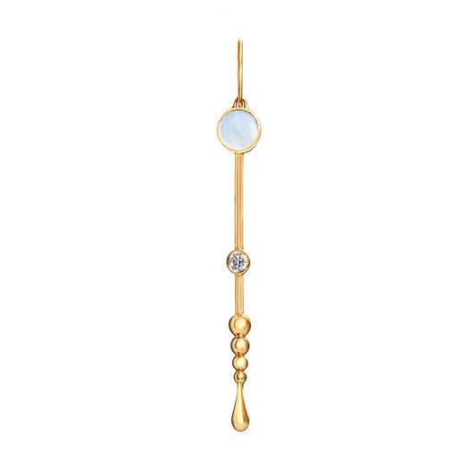 Loyalty Wand Pendant in 18k Yellow Gold