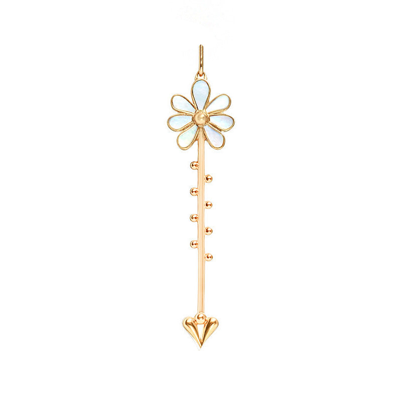 Bloom Wand Pendant in 18k Yellow Gold