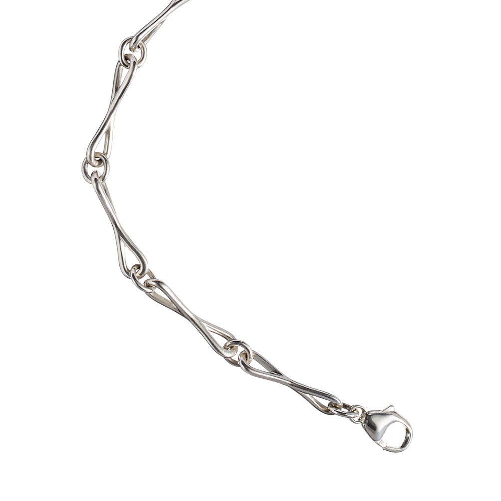 FINAL SALE WaterDrop Sample Link Bracelet in Sterling Silver