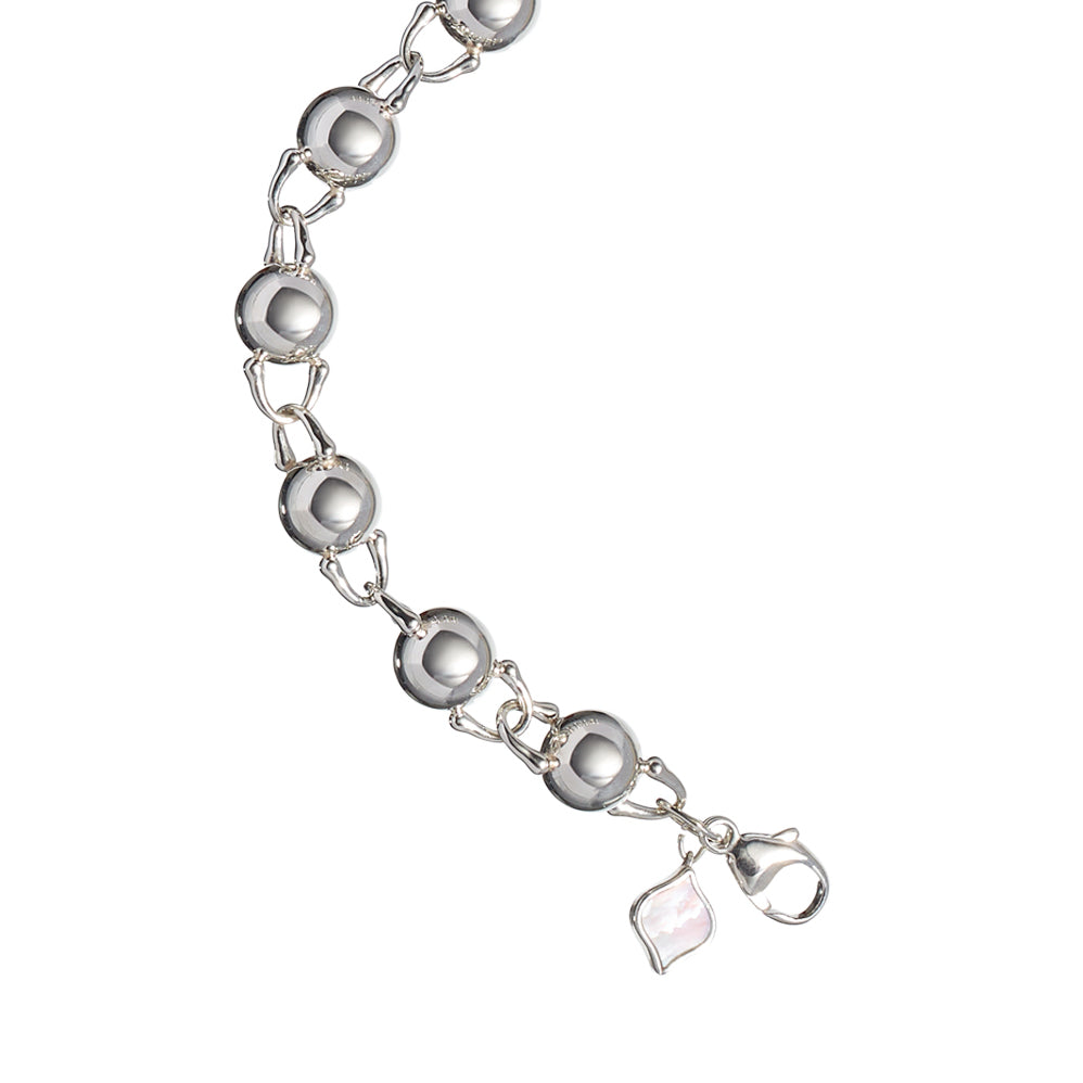 FINAL SALE TreasureLock Bead Bracelet 8mm in Sterling Silver