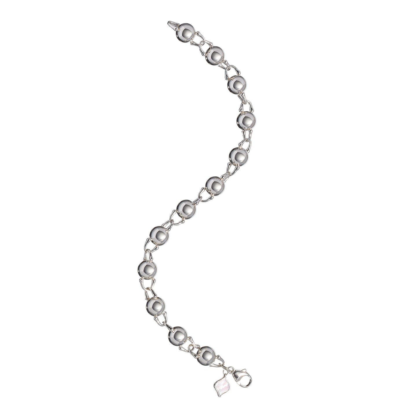 FINAL SALE TreasureLock Bead Bracelet 8mm in Sterling Silver