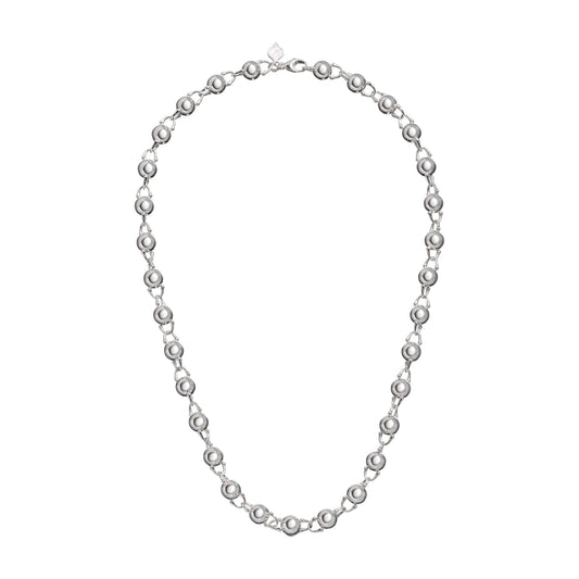 FINAL SALE TreasureLock Bead Necklace 8mm in Sterling Silver