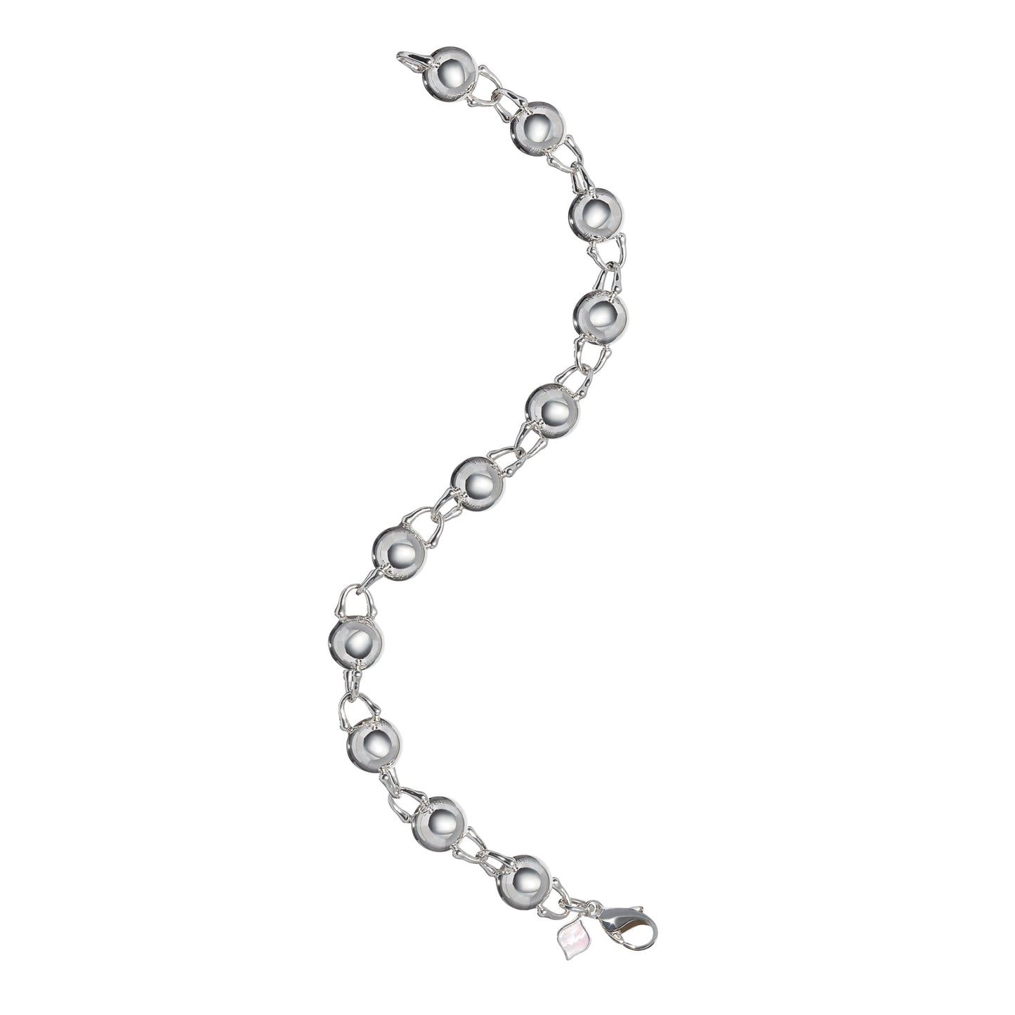 TreasureLock Bead Bracelet 10mm in Sterling Silver