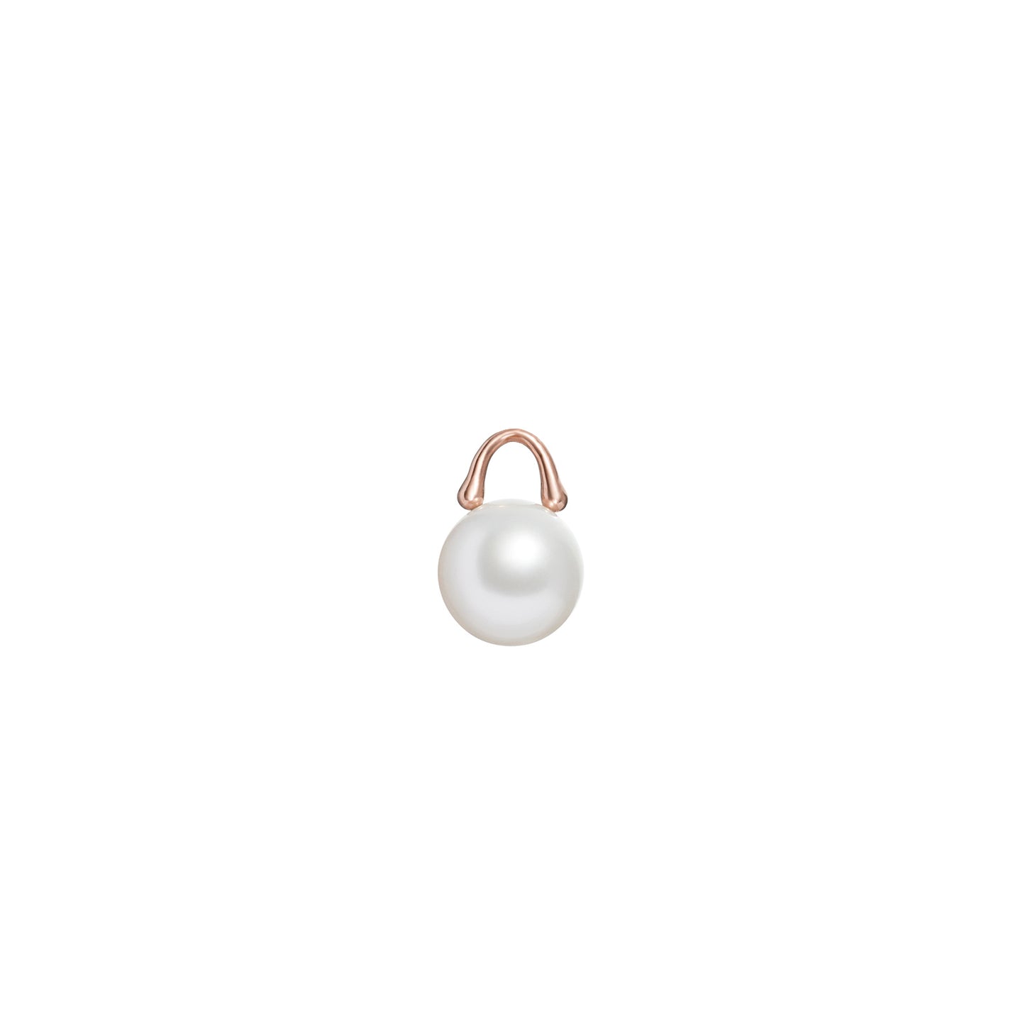 TreasureLock South Sea Pearl Charm 14mm in Rose Gold