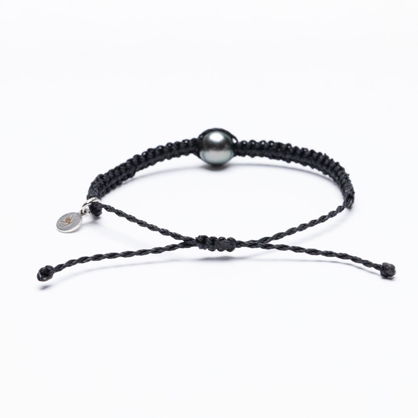 Kamoka Braided Tahitian Pearl Macrame Bracelet