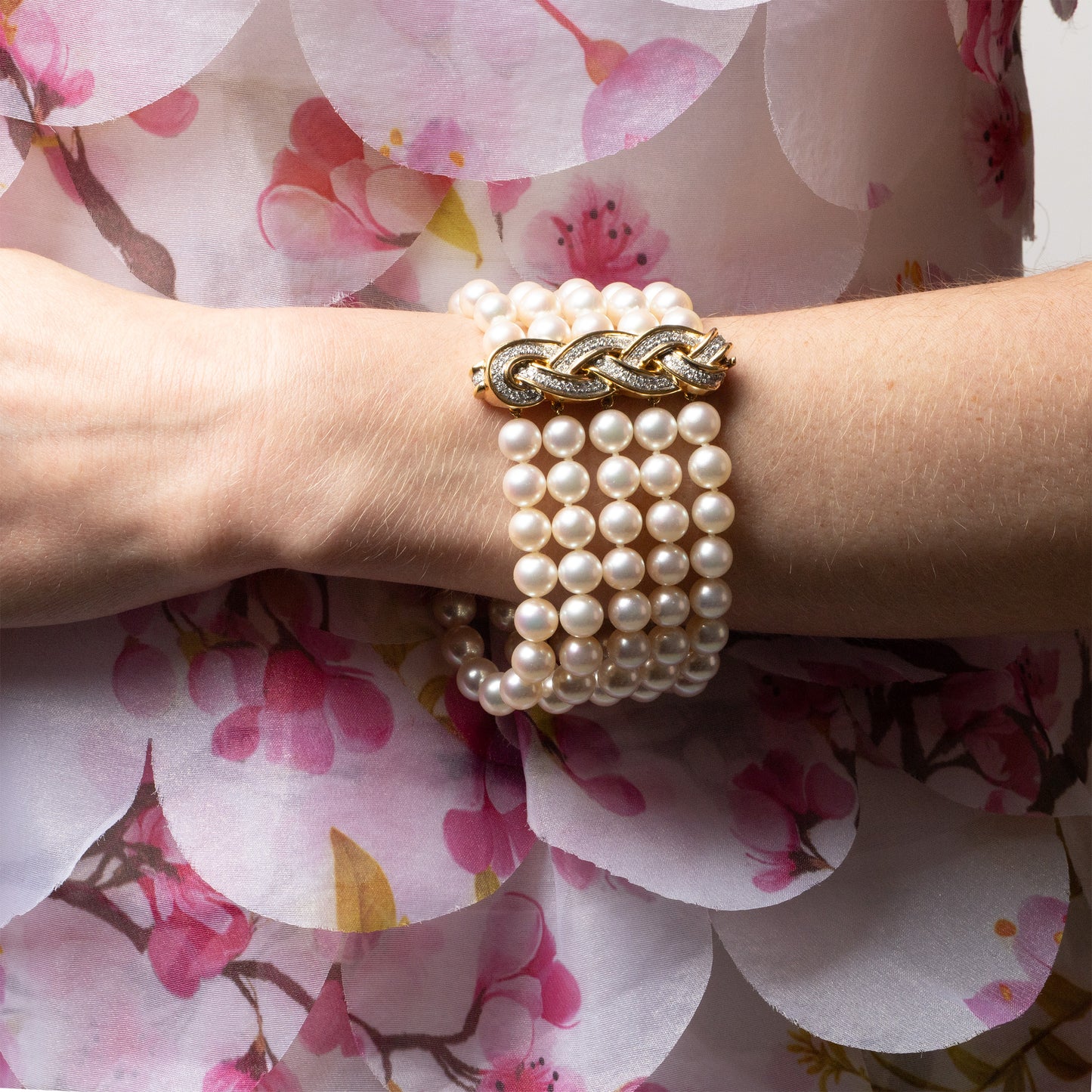 Angela Cummings Vintage Akoya Pearl Bracelet