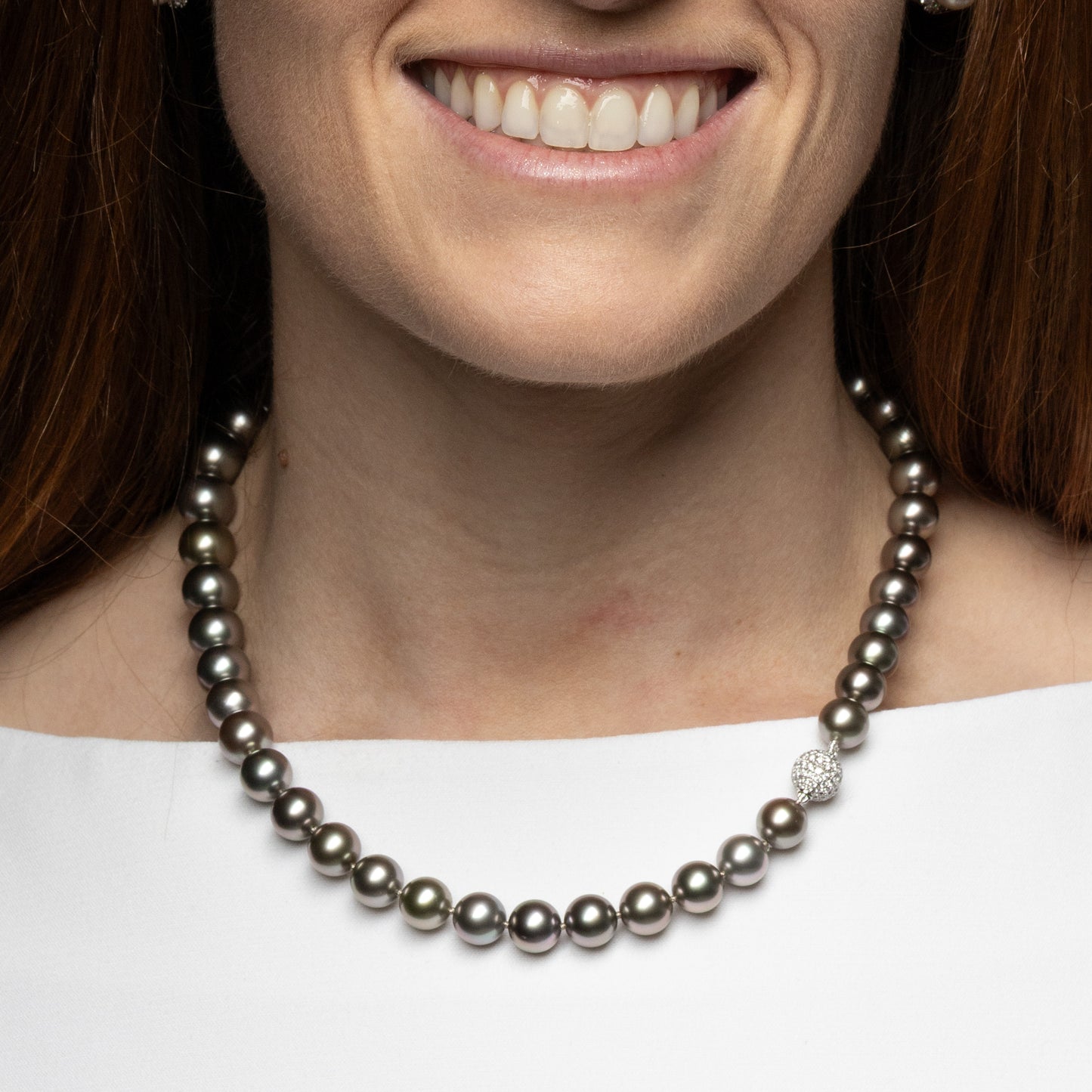 Tahitian Round Pearl Strand, 9-11mm
