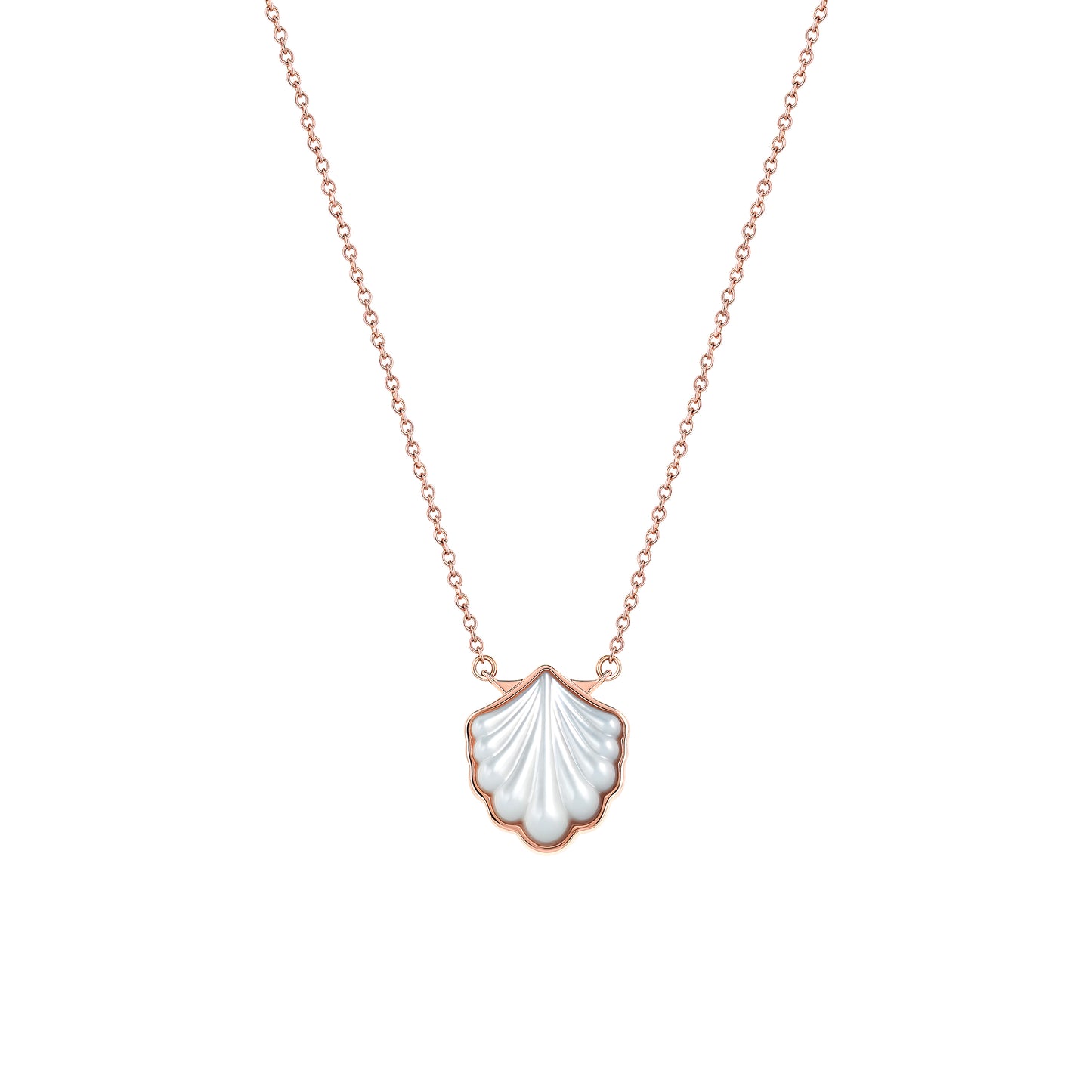 Water Pendant in 14k SMO Rose Gold