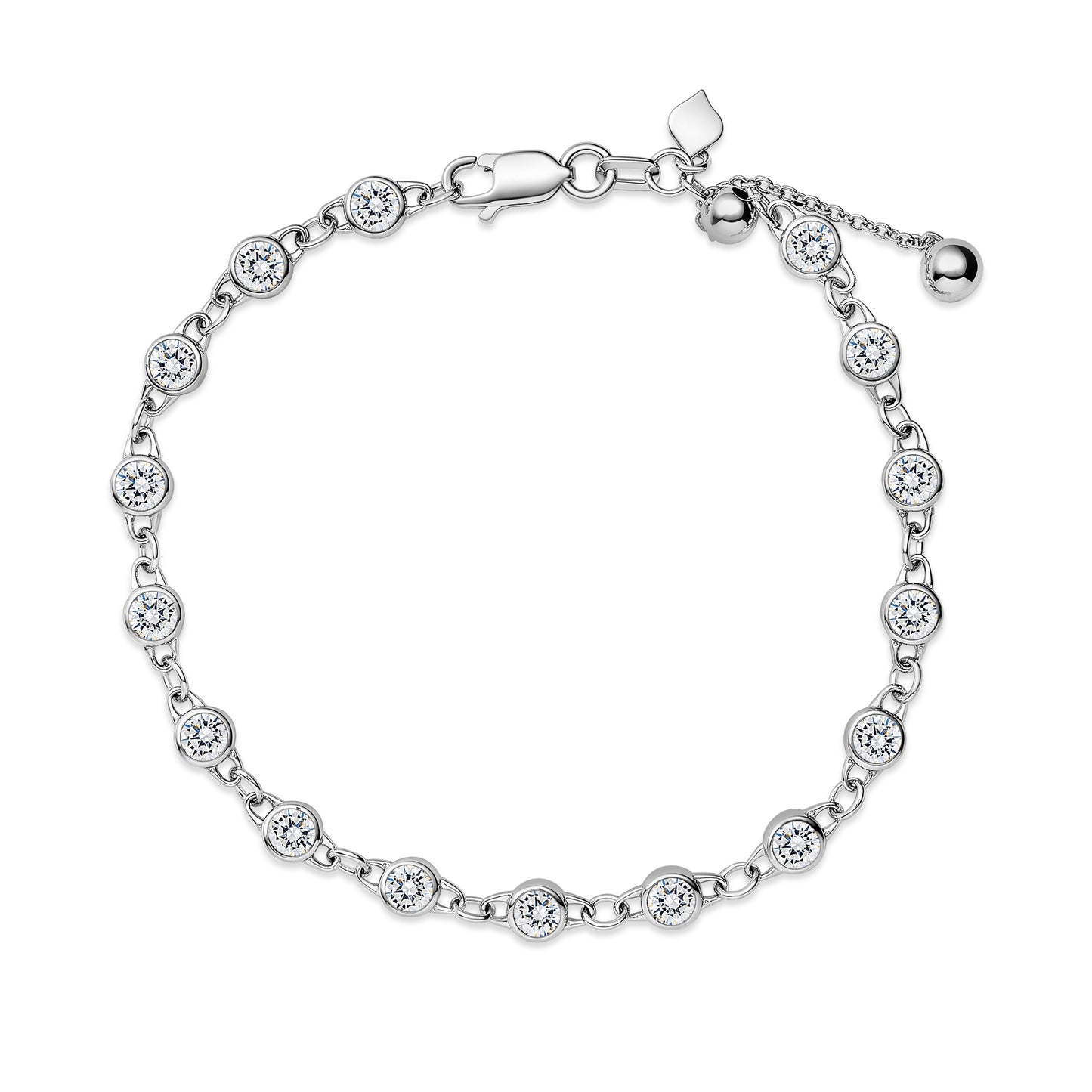 TreasureLock Lab-Grown Diamond Adjustable Bracelet, 1.6 ct