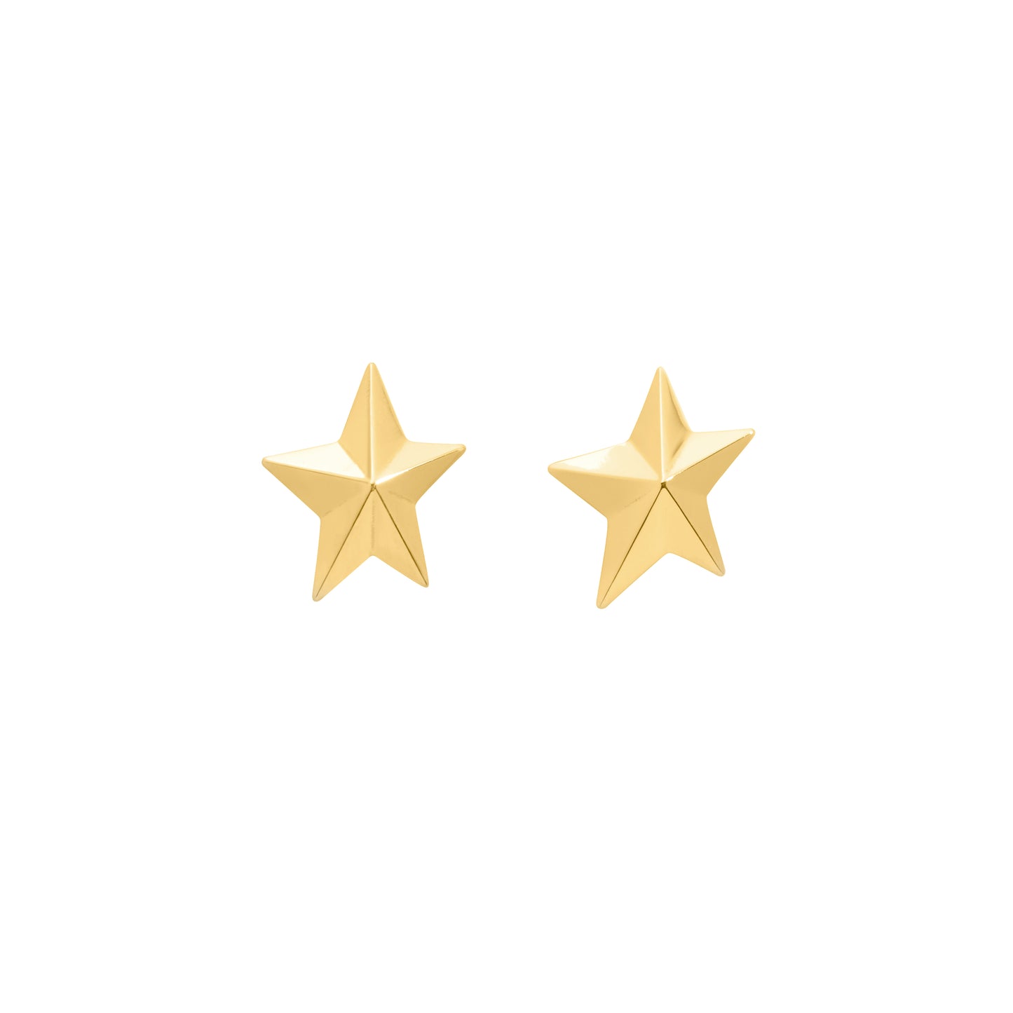 Angela Cummings Star Earrings in 18k Yellow Gold, Small