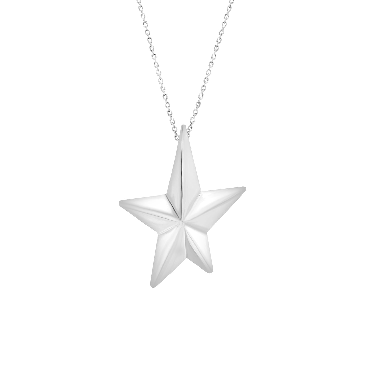 Angela Cummings large star pendant in sterling silver