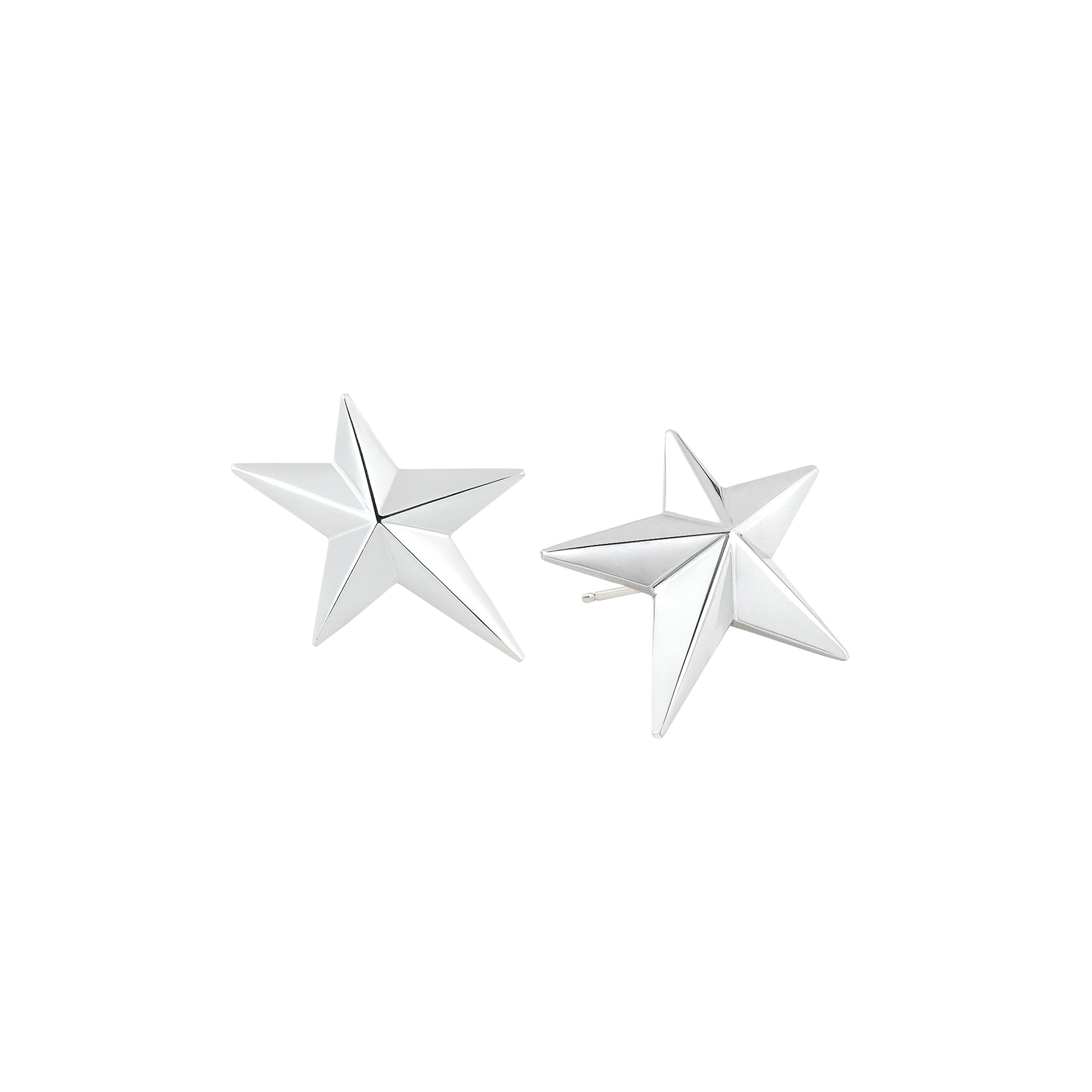 Angela Cummings large Star sterling silver earrings 