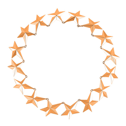 Angela Cummings Star Necklace in 18k Rose Gold, Large