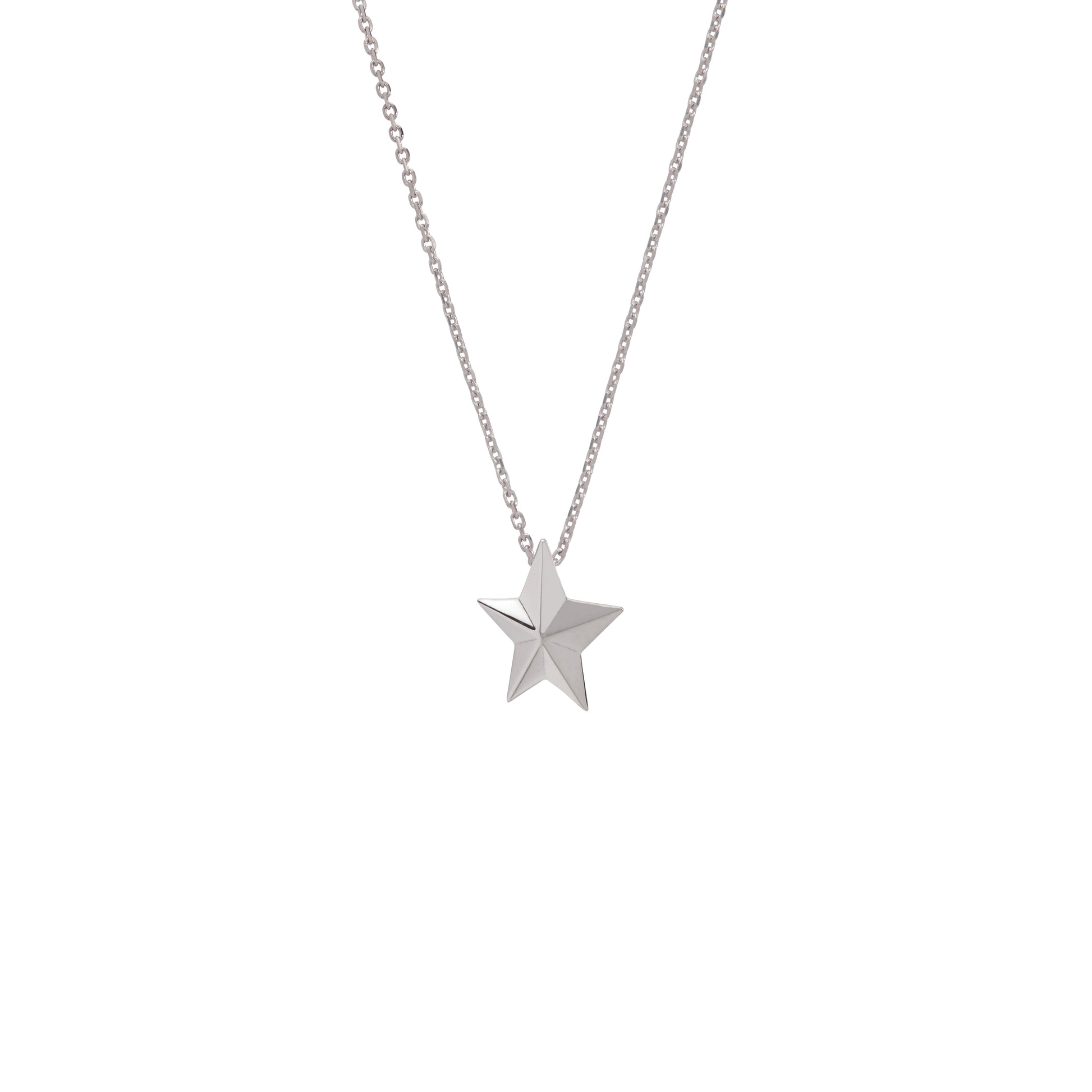 Angela Cummings small star pendant in sterling silver on chain 