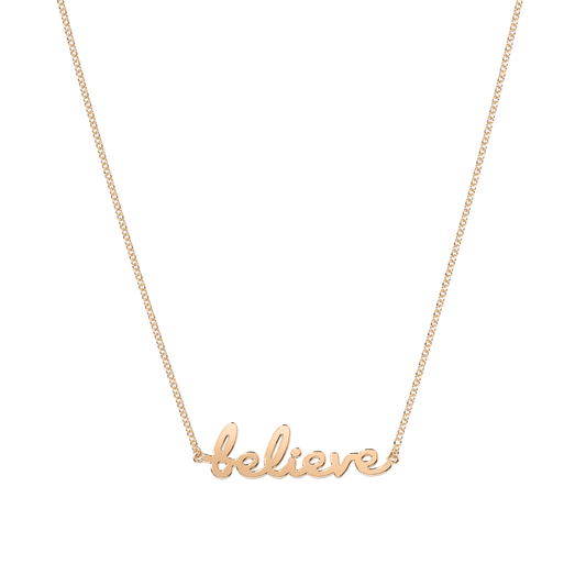 Tiary Believe Pendant, 14k Rose Gold