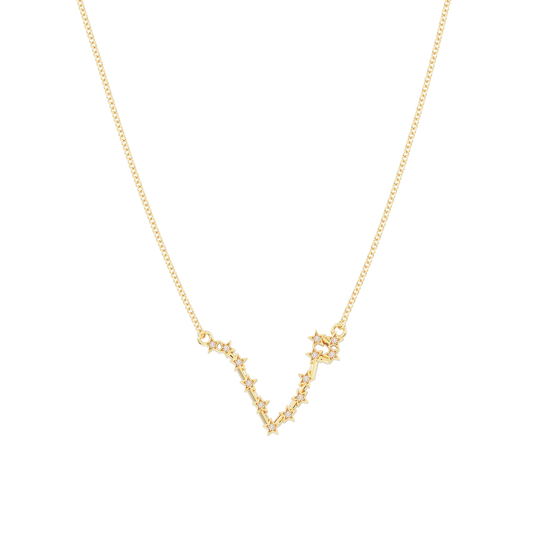 Zodiac draft- Peace, Love & Pisces Necklace