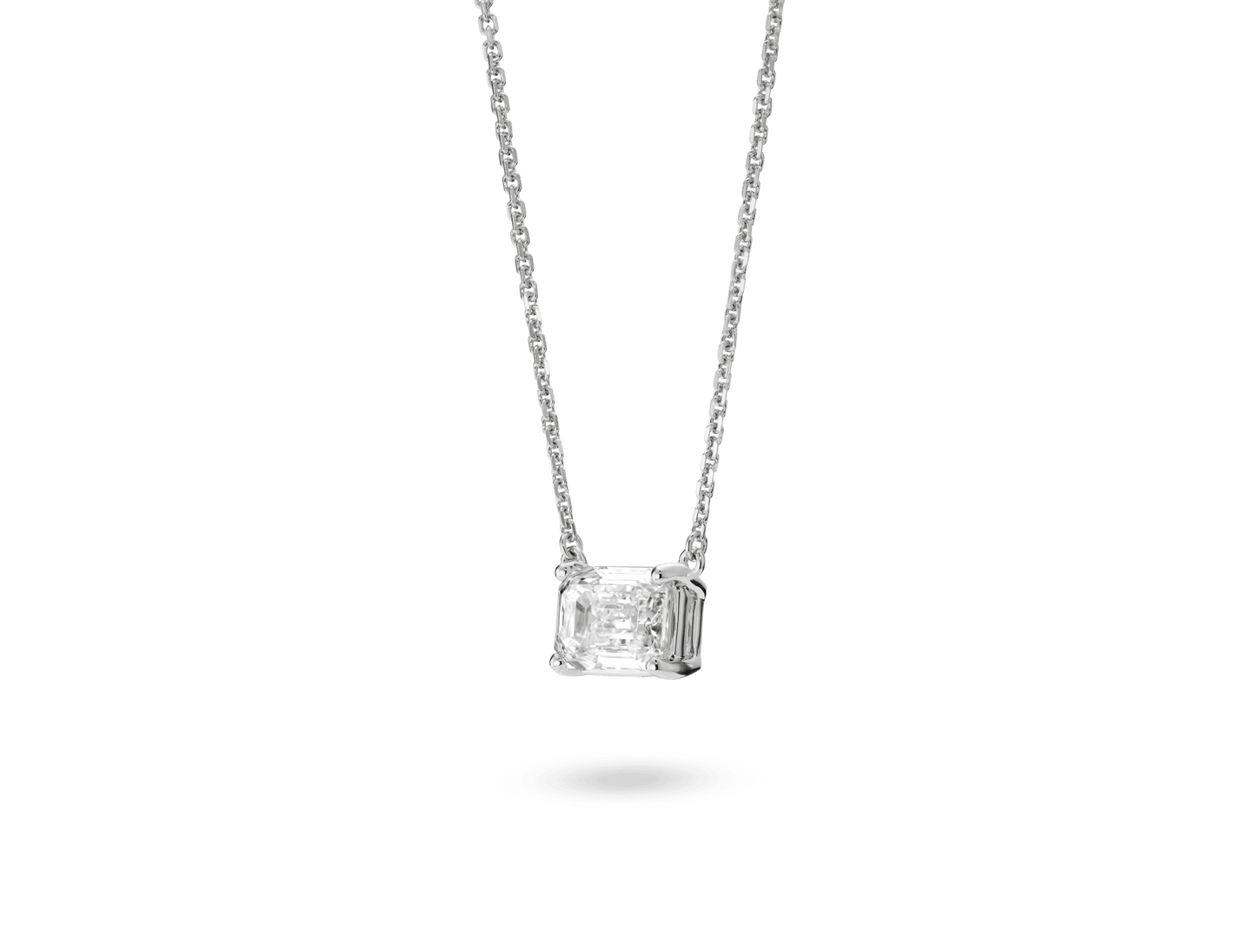 LIGHTBOX Lab-Grown Diamond 1ct. Emerald Cut Pendant