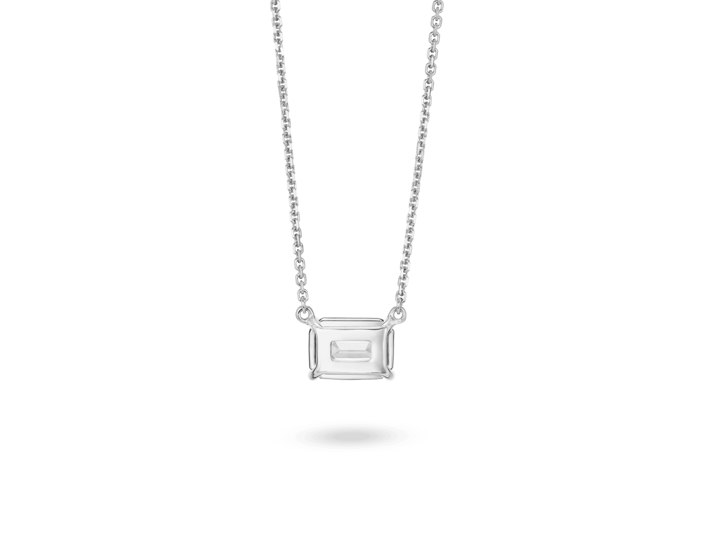 LIGHTBOX Lab-Grown Diamond 1ct. Emerald Cut Pendant