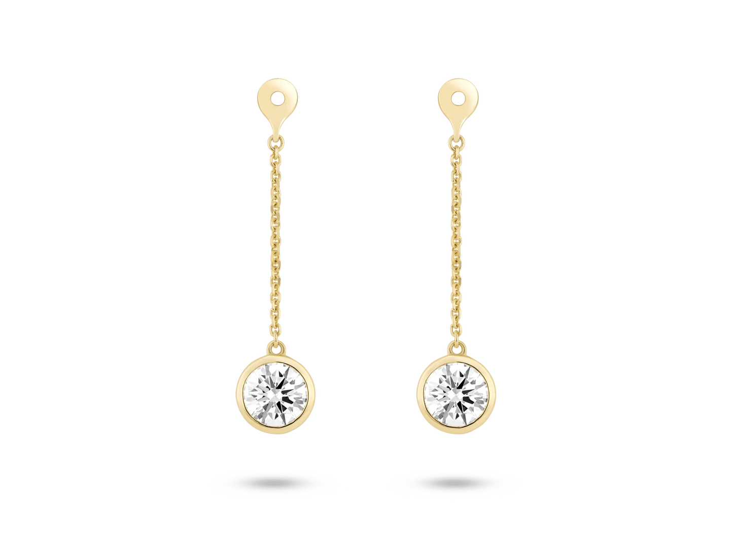 LIGHTBOX Lab-Grown Diamond 1 CT Bezel Enhancer 14K Yellow Gold