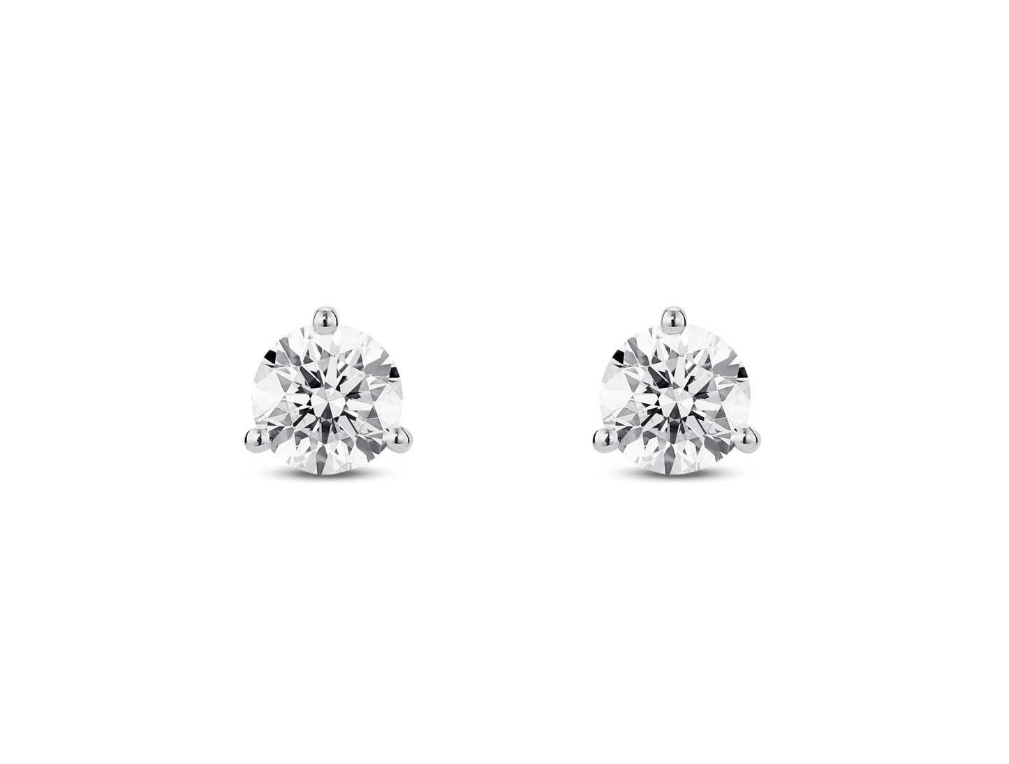 LIGHTBOX Lab-Grown Diamond 1.5 ct. tw. Round Brilliant Solitaire Studs