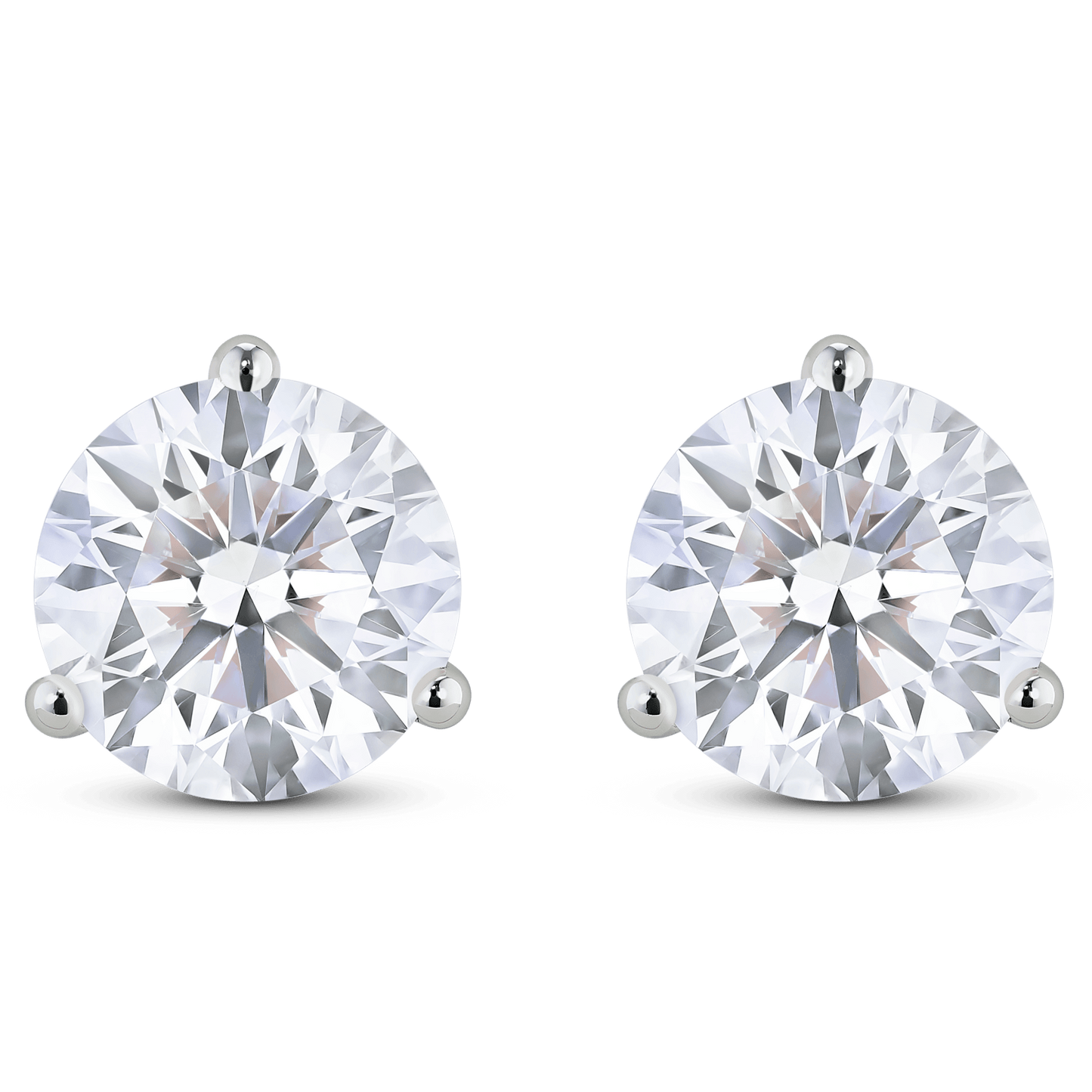 LIGHTBOX Lab-Grown Diamond 5ct. tw. Round Brilliant Solitaire Studs