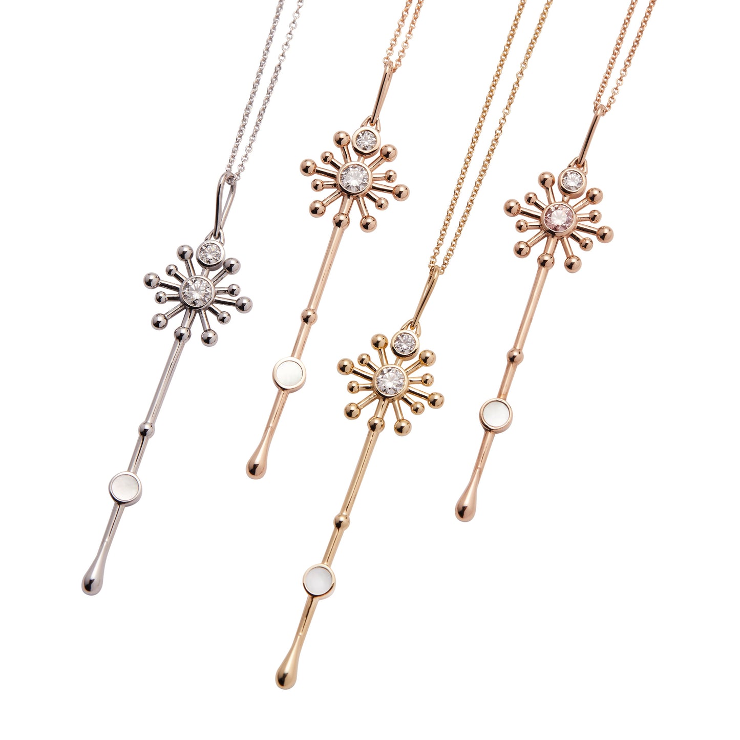 Light Wand Pendant in 18k Rose Gold
