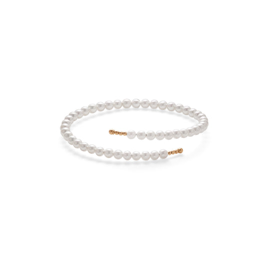 Akoya Pearl Bracelet in 18k Yellow Gold