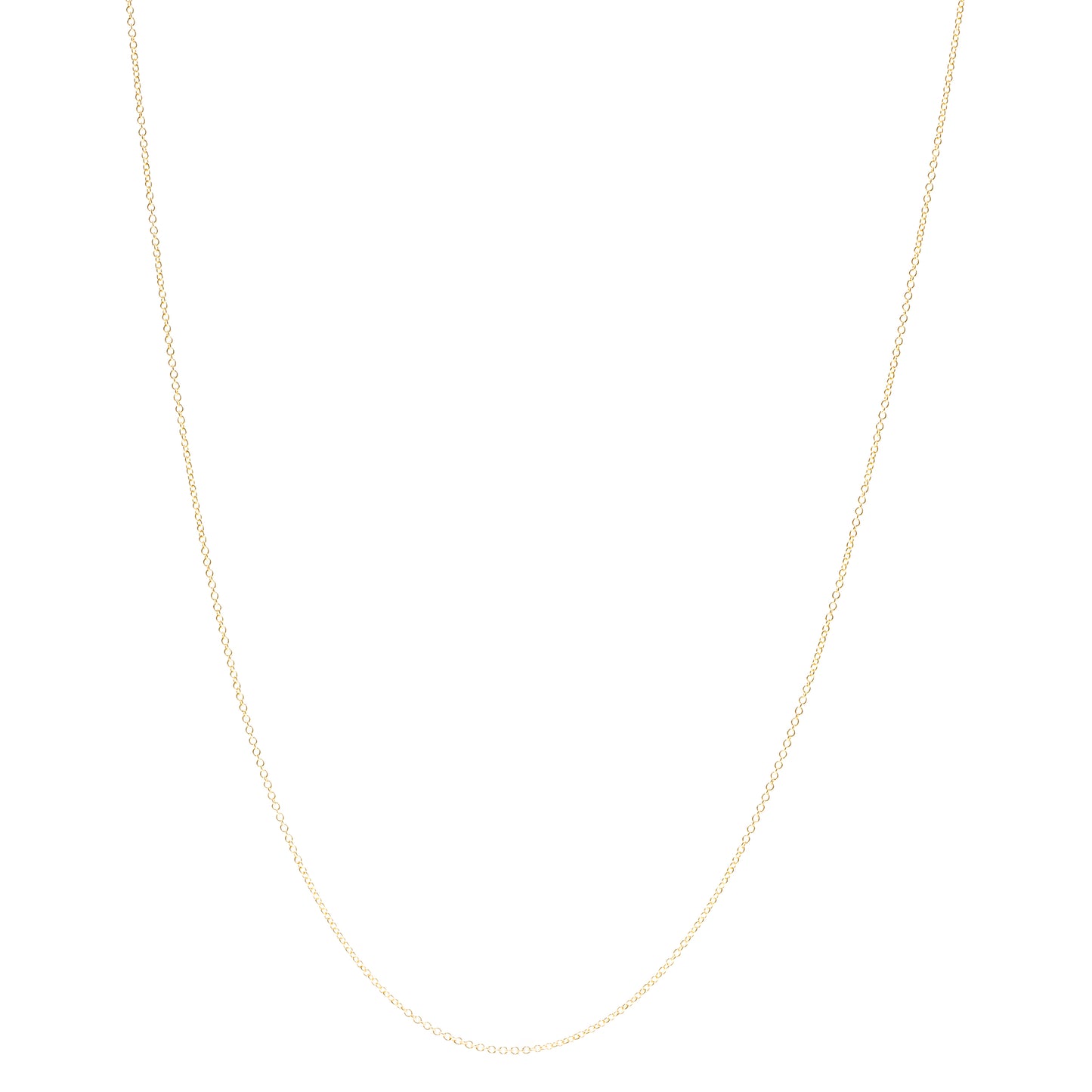 Roseate chain necklace in 18k yellow gold