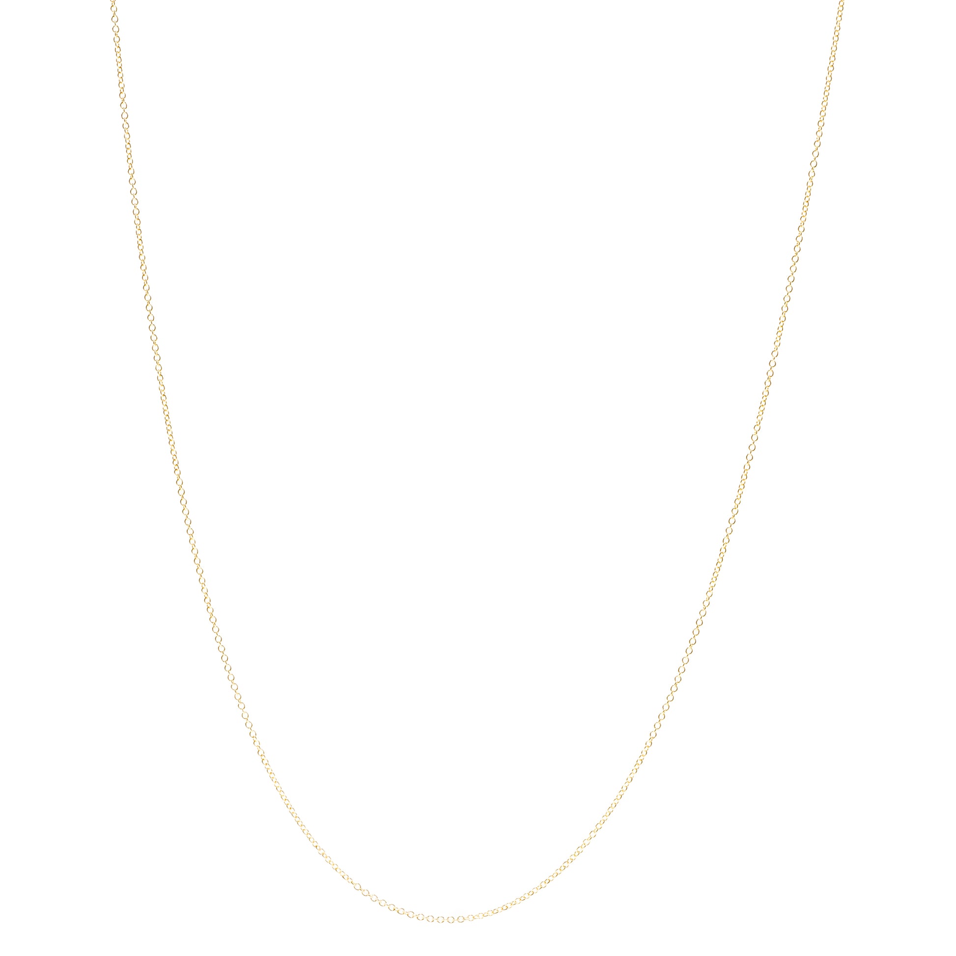 Roseate chain necklace in 18k yellow gold