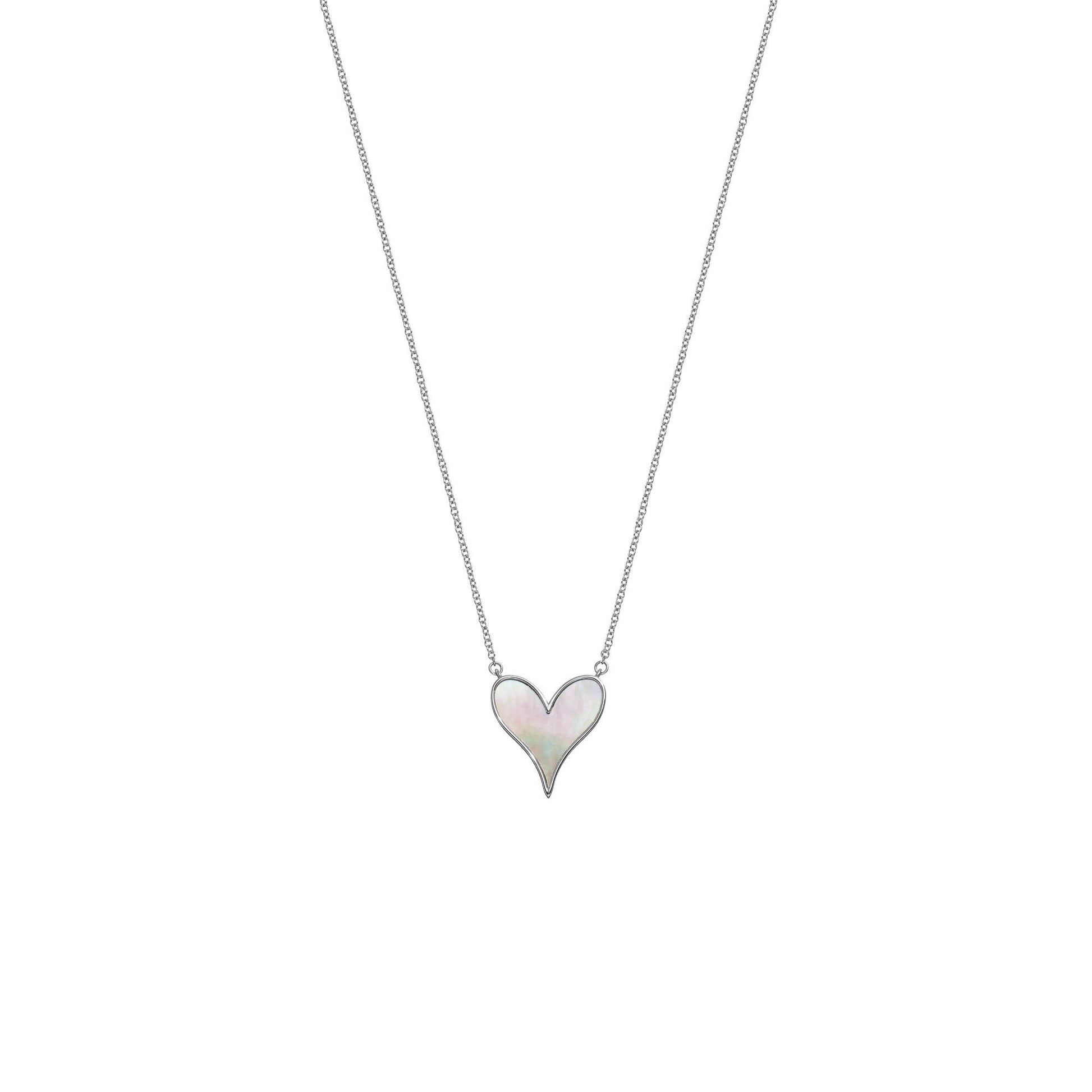 Roseate LoveLock 15mm pendant in sterling silver with mother-of-pearl
