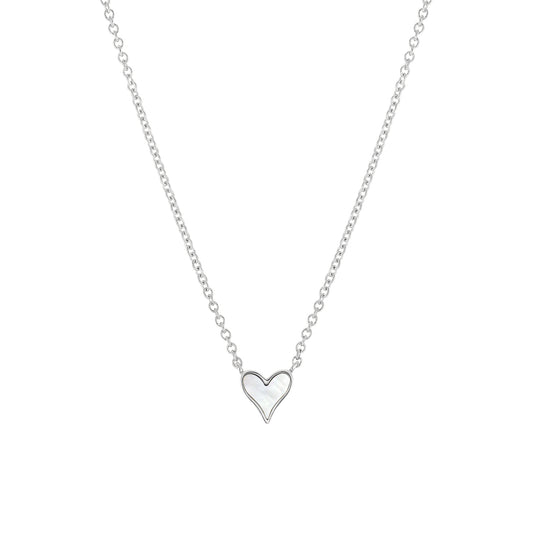 Roseate LoveLock 5mm pendant in sterling silver with mother-of-pearl