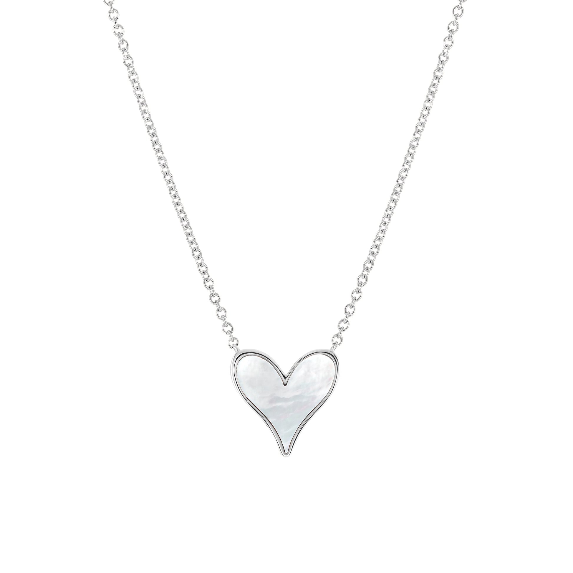 Roseate LoveLock 9mm pendant in sterling silver with mother-of-pearl