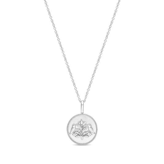 The Odyssey | Roseate Courage tree of life pendant in sterling silver, 12mm