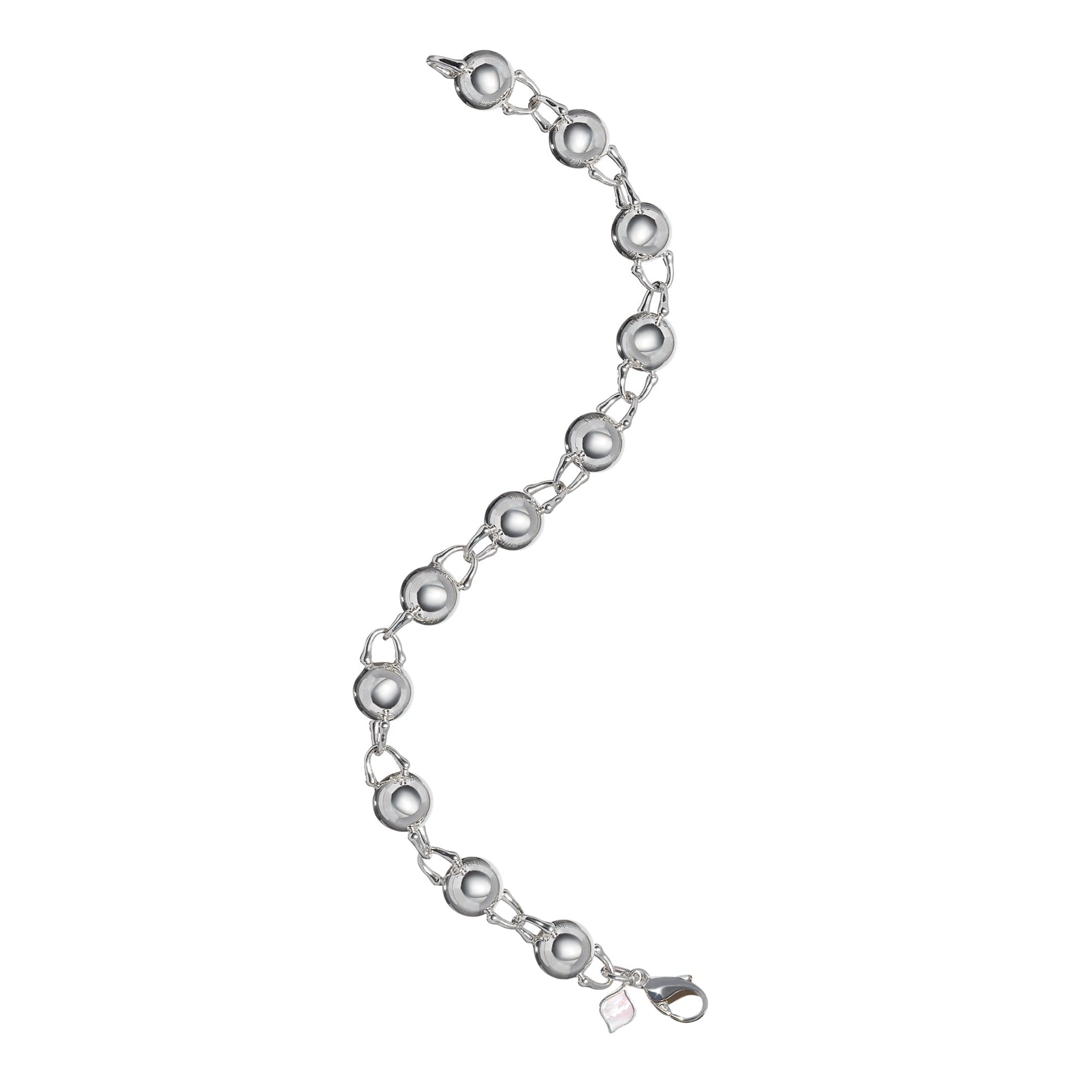 Roseate TreasureLock 10mm bead bracelet in sterling silver