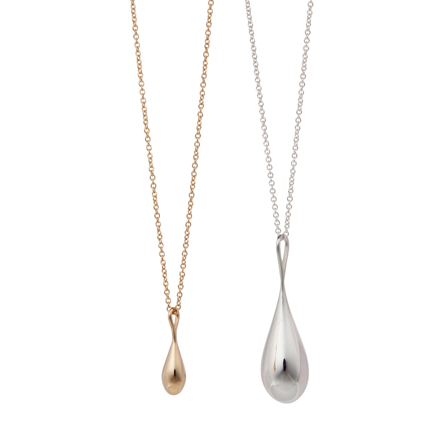 Roseate WaterDrop small pendant in sterling silver