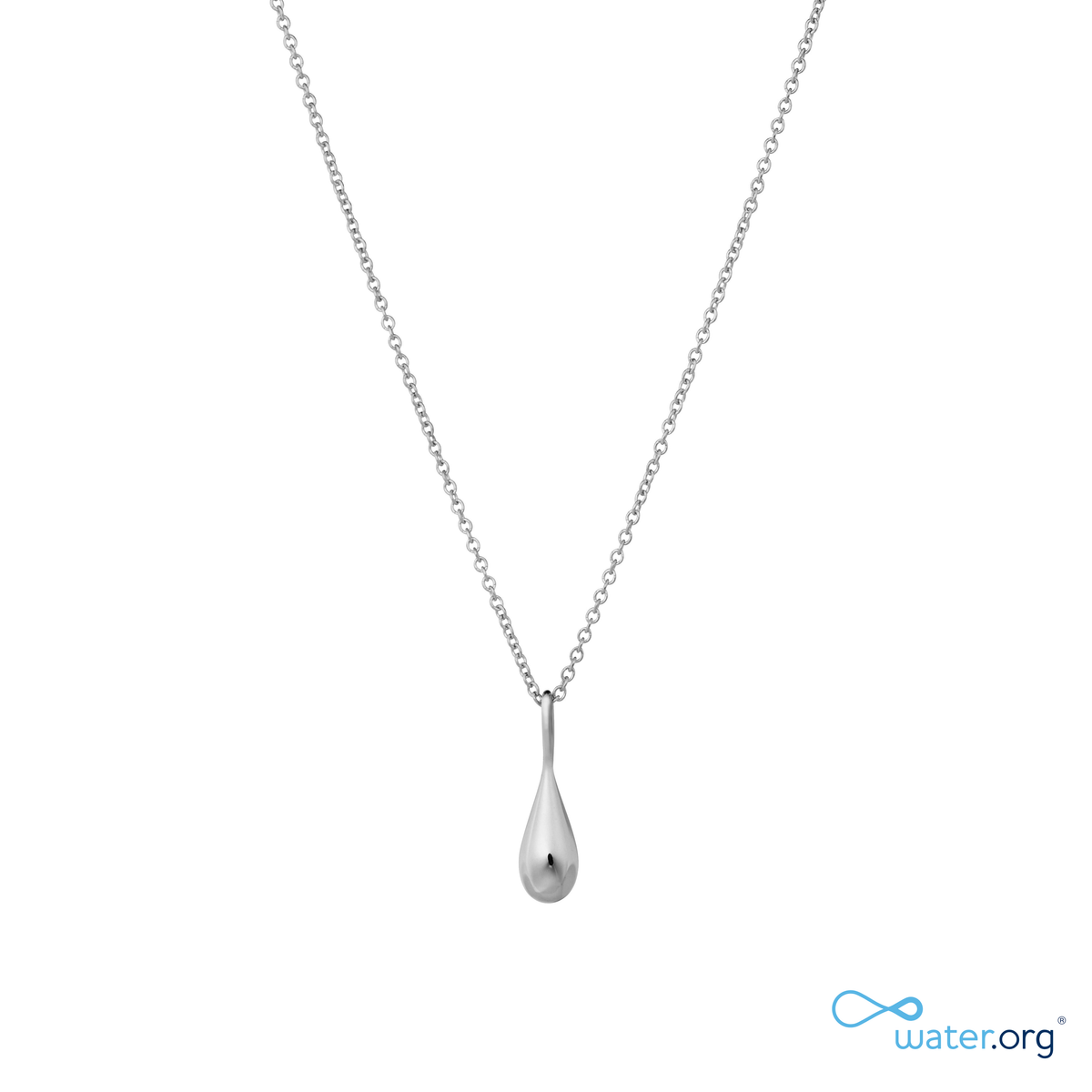 WaterDrop Small Pendant in Sterling Silver