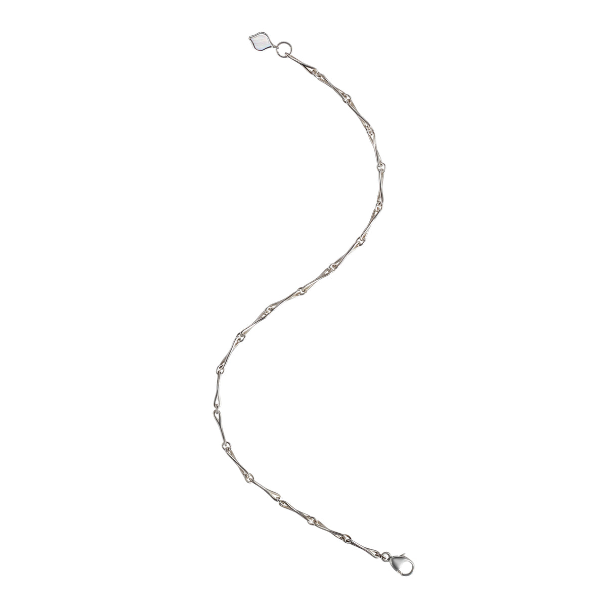 Roseate WaterDrop small link bracelet in sterling silver with mother-of-pearl