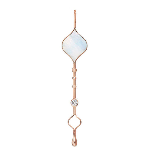 Unity Wand Pendant in 18k Rose Gold